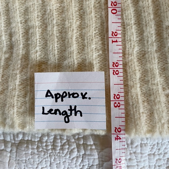 Cold Shoulder Beige Color Sweater - Picture 6 of 8